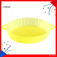 XZ Air Fryers Liner Round Easy to Clean High Temperature Resistant Microwave Safe Double Ears Bakeware Silicone Chicken Air Fryers Basket for Cake Shop