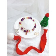 紫祖母晶 夢幻紫水晶 石膏貓眼 設計款 水晶手串