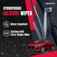 Kamatto Wiper Mazda 3 Skyactiv (2019-Present) Hydrophobic Silicone Water Repelling Coating