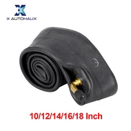 X Autohaux Bike Inner Tube 10/12/14/16/18 Inch Bent US Valve Bicycle Tire Tyre 2.125/2.5 Width Cycli