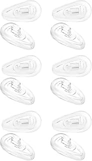6 Pairs Nose Pads Replacement for Oakley Socket 5.0 OX3217/Socket 5.5 OX3218 140mm Eyeglasses Frame,