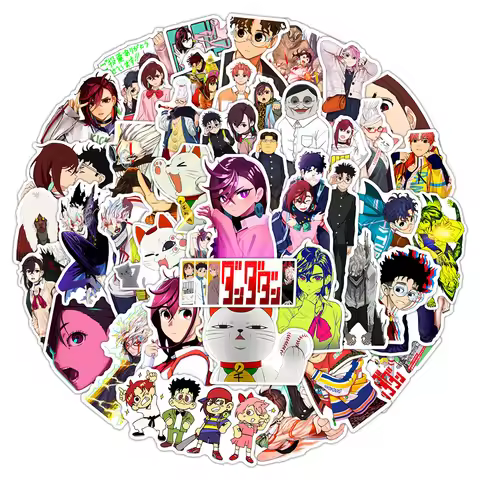 10/30/50pcs DAN DA DAN Cartoon Stickers Cute Momo Ayase Decals DIY Stationery Fridge Suitcase Waterp