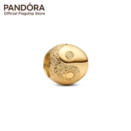 Pandora Textured Yin and Yang Mini Charm