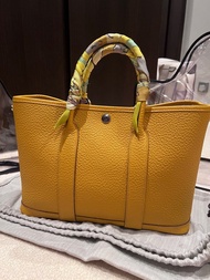 Hermes Garden Party 30 9D Jaune Ambre