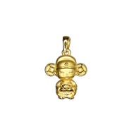 CHOW TAI FOOK 999 Pure Gold Pendant - God of Wealth R9936