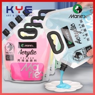 Marie's 1L Acrylic Paint / 1000ml Artist Acrylic Colour for Canvas, Wall Mural, School Project & DIY