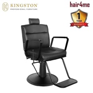 Kingston Nu1 Reclinable Barber Chair Carbon Black Hydraulic Pump