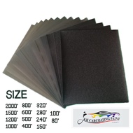 Ready Stock : MT WaterProof Abrasive Paper , Sand Paper , Kertas P80-P2000