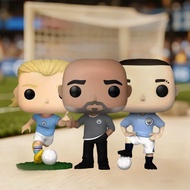 Funko POP Football Manchester City Premier League Pep Guardiola Laffoten Haaland trendy toy figurine