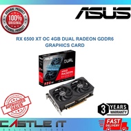 ASUS RX 6500 XT OC 4GB Dual Radeon GDDR6 Graphics Card PCIe 4.0 HDMI DP Compact DUAL-RX6500XT-O4G