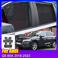 For Audi Q5 80A 2018-2023 Car Front Shield Window SunShade Windshield Rear Side Window Curtain Sun S