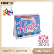 Happy New Year 2024 Retro Desk Calendar Creative Simple Office Planner Business Notes Cute Desktop Ornament Calendar