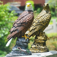 Simulation Eagle Ornaments Imitation Copper Eagle Ornaments Animal Models Home Resin Craft Gifts V7K