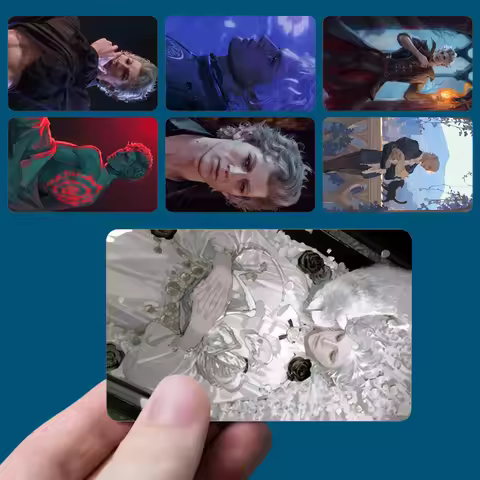 Game B-Baldurs G-Gate 3 Stickers New Cartoon Card Debit Bank Charge Card Bus Metro Waterproof Sticke