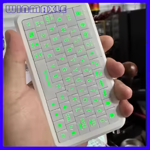 Winmaxle ModelB1 Mini Keyboard 2.4G Bluetooth Smart Keyboard RGB Multi-system Compatible Portable Ha