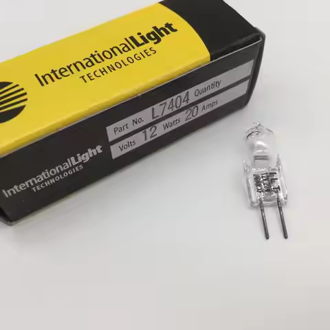 ILT L7404 12V20W G4 Japan tungsten halogen lamp,Vital Micro Microlab chemistry analyzer,L7404B 12V 2