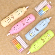 San-X SUMIKKO GURASHI Battery Operated Eraser Cute animal Electric Automatic Eraser School Supplies Leather Stationery Child Day Gift kids Stationery Gift