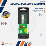 ADATA SODIMM DDR4 8GB 3200Mhz SODIMM RAM Laptop