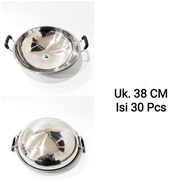 Kitchen Ware - Frying Pan Premium/Thick Frying Pan Wok Stainless Steel Non-Stick Frying Pan