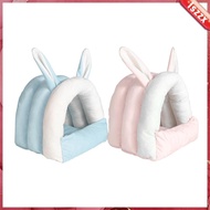 [Lszzx] Rabbit Bed House, Guinea Pig Cave Beds, Cage Accessories, Bunny Hideout Cave, Small Pet House for Ferret, Rabbit