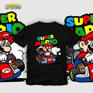 Summer kids Premium Super Mario Bross Children's T-shirt (Go Kart)