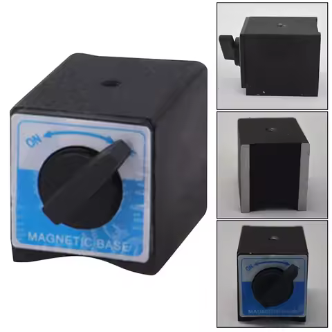 Strong Magnet Magnetic Base With M8 X 1 25 Threaded Holes Convenient OnOff Switch Compact Carbon Ste