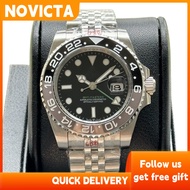 GMT Men's Automatic Mechanical Watch Stainless Steel 904L