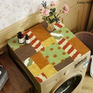 Retro Washing Machine Cover Mat Diatom Mud Water-absorbent Quick-drying Sunscreen Cover Bedside Tabl
