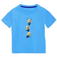 PLAIN PREMIUM CHILDREN'S T-SHIRTS 1 TO 8 YEARS BEST QUALITY COOL TRENDY MINION D3SP1C4BL3 M3 CHARACT