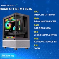 PC PV Home Office MT 0236 (Intel Core i3-13100F/ Radeon RX 6500 XT/ 1 x 8GB/ 256GB SSD/ Free DOS)