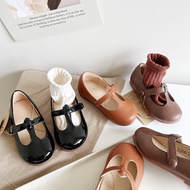 Korean Children's Shoes Girls' Small Leather Shoes Shallow Mouth Spring Autumn New Style Comfortable