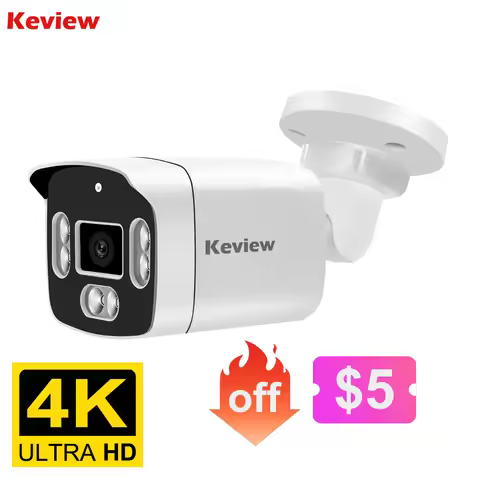 4K Poe Camera Video Surveillance IP Onvif Audio 48V POE 4MP 8MP Night Vision Bullet WaterProof secur
