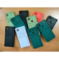 Samsung A22 4G A32 4G A52 4G A72 4G softcase sliding color plus card slot camera protector