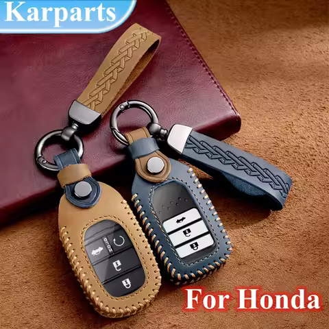Car Key Cover Shell Case for Honda Civic CRV HRV Accord Freed Jazz 2016-2020 Pilot Fit Freed Vezel O