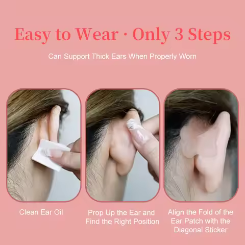 Butterfly-Shaped Elf Ear Stickers Corrector Correction Patch Silicone Patches Tape Cosmetics Ears Pr