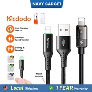 MCDODO Auto Power Cut Off Cable CA 7410 7411 4600 3050 USB A Type C Charging & Data Synchronization