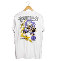 Infinide T-Shirt Original Anime GEAR FIVE Luffy One Piece Kaos Distro Anime Cotton COmbed 24sPremium