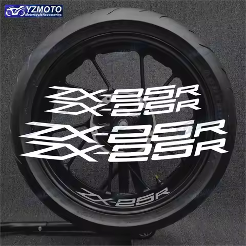 For Kawasaki ZX-25R ZX25R ZX 25R Motorcycle Accessories Racing Front And Rear Logo Wheel Hub Sticker
