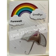 A6 Size Handmade Card Greeting Card Wishes Card Farewell Card