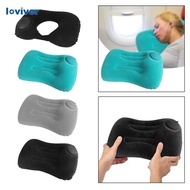 [Loviver] Portable Travel Pillow Self Inflatable Pillow, Compact Convenient Neck Support Neck Pillow for Car, Outdoor Sports