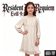 Resident Evil Requiem Emily RE9 Horror Themed Girls Cosplay Dress