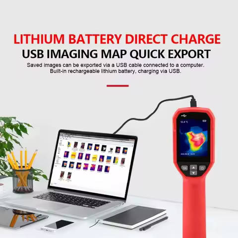 UNI-T UTi716S Thermal Camera 160x120 Infrared Imager 2MP Visual -20-550C Handheld Laser Pointer HVAC