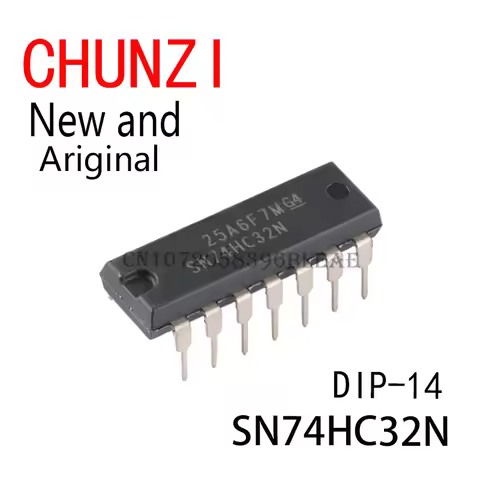 10PCS New and Original Integrated IC 74HC32 SN74HC32 74HC32N DIP-14 SN74HC32N