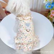 Pet Dog Cat Clothes Cute Pomeranian Bichon Dress breathable Cool Cute Pet - BA91