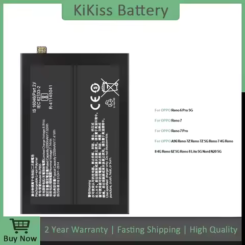 BLP855 BLP893 BLP905 BLP907 Battery For OPPO Reno 7 5G Global/Reno 7Pro 5G/REN0 7Z/RENO 7 4G BATTERY
