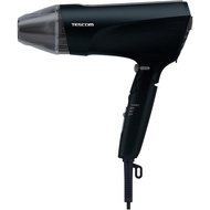 Tescom Hair Dryer Protect Ion Foldable Large Air Volume Quick Drying Lightweight Easy Plug Speedom Black TID2400B-K