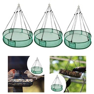 [tenlzsp0bc] Wild Bird Catcher Hanging Hoop Station Birdseed Hoop Universal Hanging Tray for