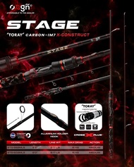 OXGN Joran Carbon Solid Stage 602 8-17lbs - Zumarts Ofc