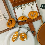 Fun and Cute Bag Pendant Alkaline Water Bread Creative Hanging Decoration Baguette Simulation Food P