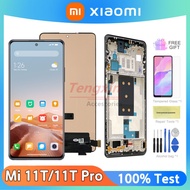 Mi 11T Pro 100% Tested 6.67”For Xiaomi Mi 11T 21081111RG LCD Display Touch Screen Digitizer Assembly Repair For Mi 11T Pro LCD
